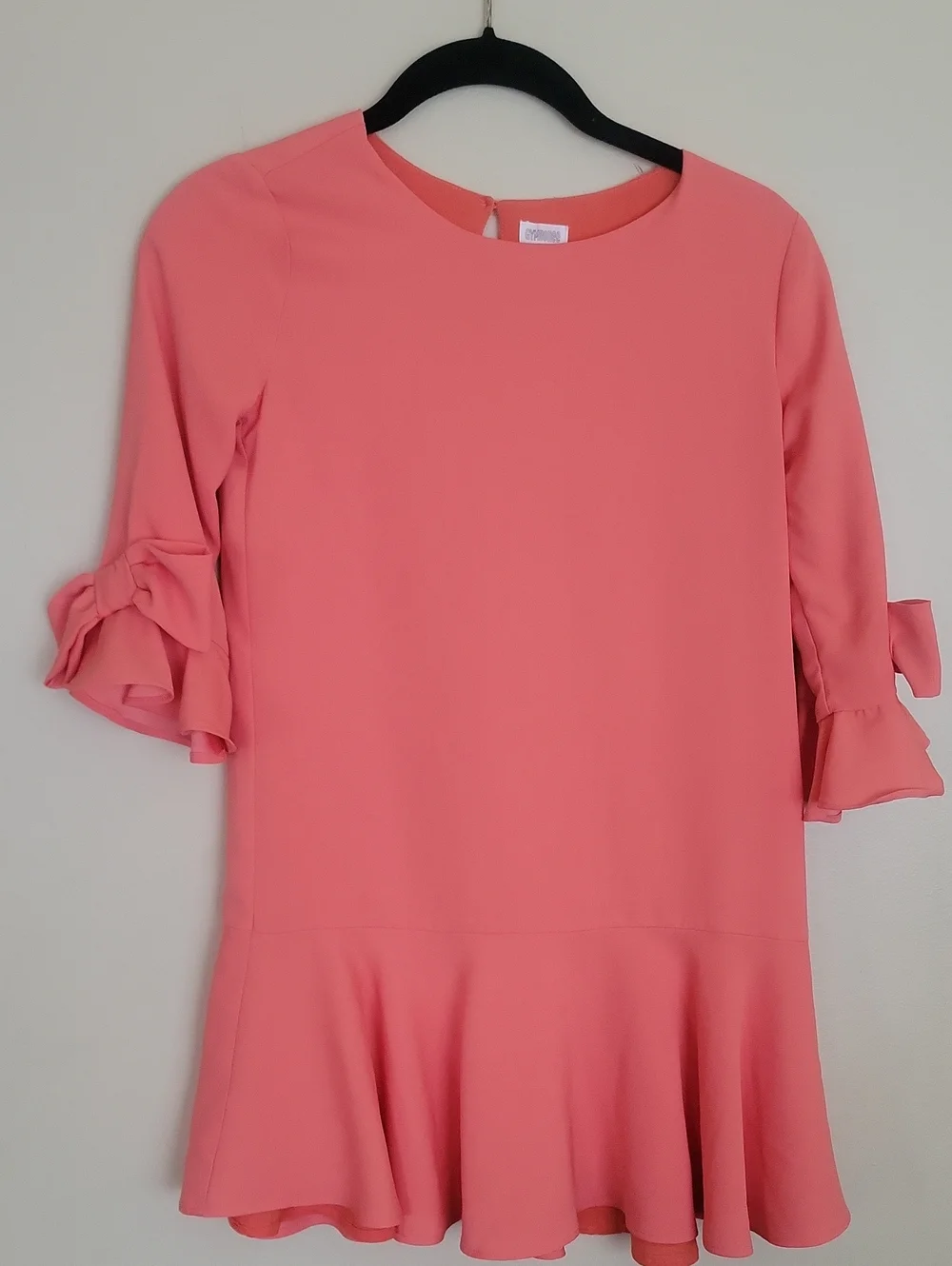 Gymboree Coral Pink Girls Dress with Ruffle Detail